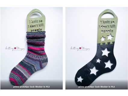 sock blocker - multisize 23-27 cm manuki 3d print model - Mito3D