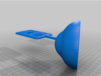 angeln verboten schild Tobileron 3d print model - Mito3D