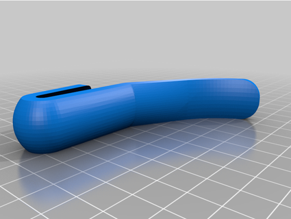 curved pinky splint scifitisi 3d print model - Mito3D