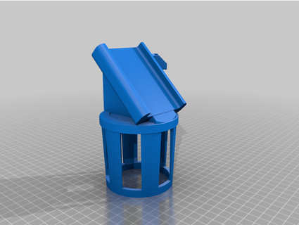 baofeng cup holder headgeekpg 3d print model - Mito3D