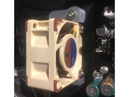 ender 6 placa base ventilador potenciar 40x40x20mm matzik 3d print model - Mito3D