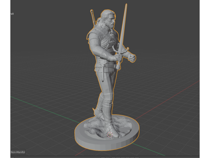 Geralt Rivia Cadı zatamit 3d print model - Mito3D