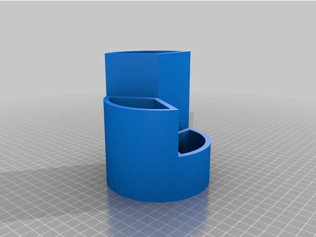 Bleistift Halter Unterstützung Kreis redzc 3D print model - Mito3D
