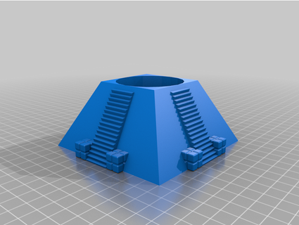 piramide pianta base alfa warpigbytes 3d print model - Mito3D