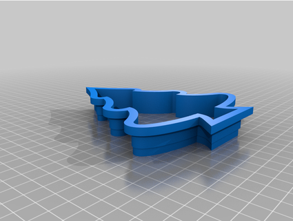 christmas cree cookie cutter tada1096 3d print model - Mito3D