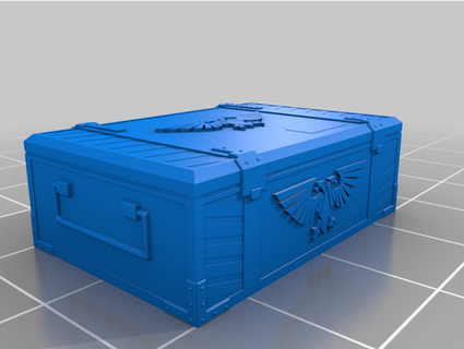 Império munição caixas tampo mesa terreno theviraldiy 3d print model - Mito3D