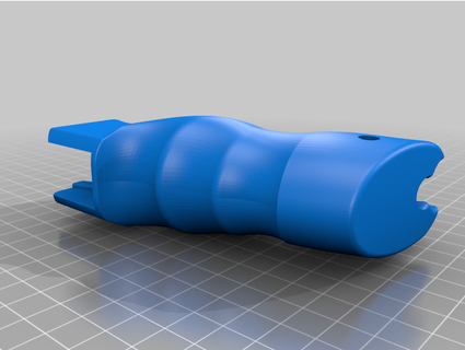 grip m20 sabre blaster 3d print model - Mito3D