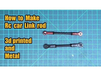 rc car link rod 3dprinted ellbc 3d print model - Mito3D