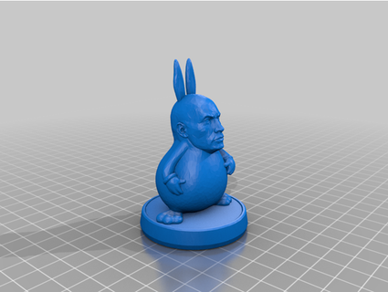 Dwayne Felsen Chungus Hühnerwelt 3d print model - Mito3D