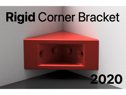 rigid corner bracket heyimscratch 3d print model - Mito3D