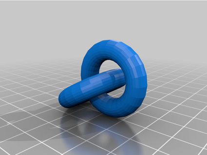 conectado anillos principito bricolaje 3d print model - Mito3D