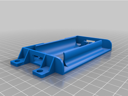 frsky horus x10 x10s 21700 li-ion battery tray adapter niklas voigt 3d print model - Mito3D