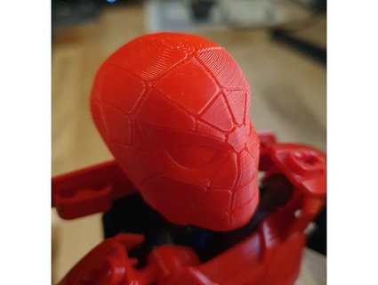 lego spiderman head boopidoodesigns 3d print model - Mito3D