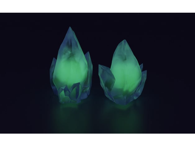 Kristalle albern 3D print model - Mito3D