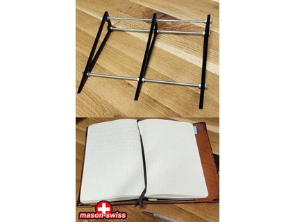 sketchbook stand mason swiss 3d print model - Mito3D