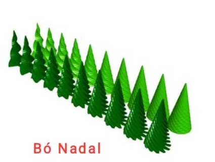 Noël arbres ticsbêta 3d print model - Mito3D
