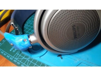 philips sbc hp840 headphone repair denyok 3d print model - Mito3D