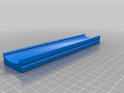 kullerb duplo rail schiene 20cm superhirni 3d print model - Mito3D