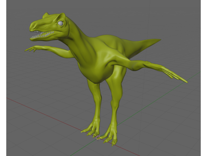 genel Theropod teyze 3d print model - Mito3D