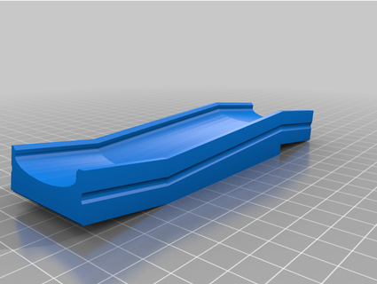 kullerb duplo rail schiene superhirni 3d print model - Mito3D