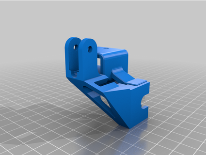 ender 3 filamento sensor soporte guía rail ander frank 3d print model - Mito3D