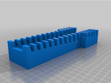 spanner rack - centre indy4x 3d print model - Mito3D