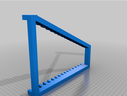 spanner rack - right hand indy4x 3d print model - Mito3D