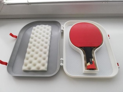 table tennis paddle box hunterius prime 3d print model - Mito3D