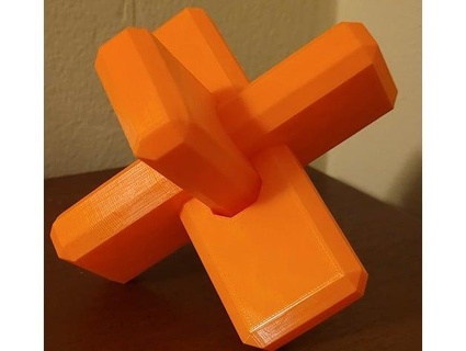 simple block puzzle dlybeck383 3d print model - Mito3D