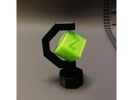 xyz cubo ficar pé volta 3d print model - Mito3D