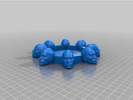 coaster rock lucas 3d print model - Mito3D