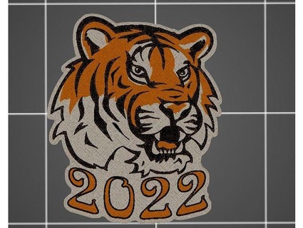 tiger 2022 3 color 1 nozzle redsamuray 3d print model - Mito3D