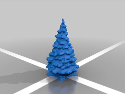 christmas tree statue 3d scan dstarink 3d print model - Mito3D