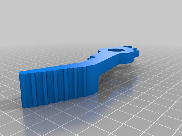 diffuser épandeur actionneur levier rouge diable cmcraig2 3D print model - Mito3D