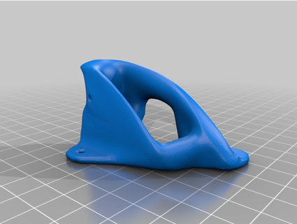 optimisé topologie 1 2 rideau barre titulaire soutien goffinguy 3d print model - Mito3D