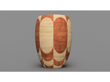 woodturning vase 01 lichtzeichenanlage 3d print model - Mito3D