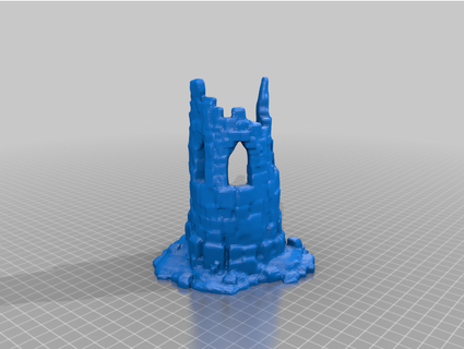 castle ruins concept ironstrike 3d print model - Mito3D