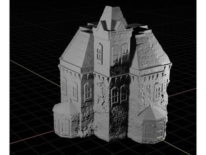 haunted house ironstrike 3d print model - Mito3D