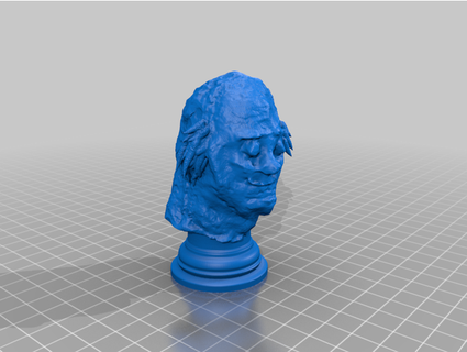 clown nightmare bust ironstrike 3d print model - Mito3D