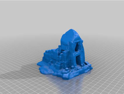 kilise kalıntılar demir vuruşu 3d print model - Mito3D