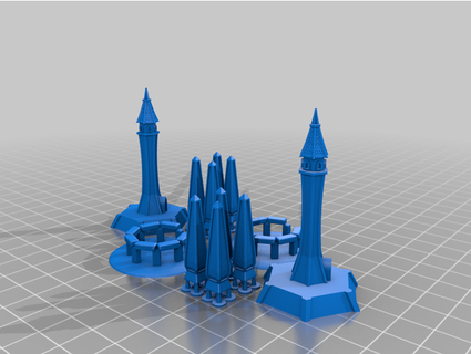 Fantasie Terrain Bits barnebiss2 3d print model - Mito3D