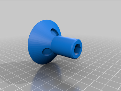 magnetic paper towel holder magnatised lock bolt muxoid 3d print model - Mito3D