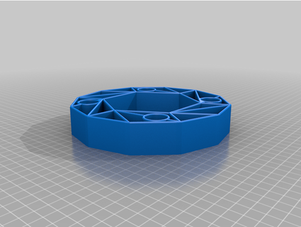 advent candle wreath forivall 3d print model - Mito3D