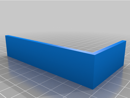 mini shelf leglet 3d print model - Mito3D