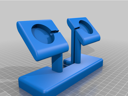 dual samsung galaxy watch active charging stand xtechwolfx 3d print model - Mito3D
