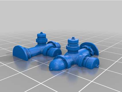 water hydrant scaled 28mm & 15mm tabletop wargaming hou2zi0 3d print model - Mito3D