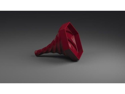 guruguru - swirl funnel joamon 3d print model - Mito3D