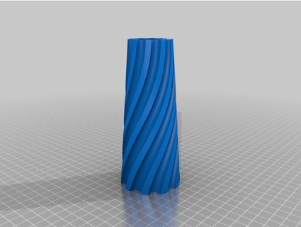 torcido vaso ninho 3d print model - Mito3D