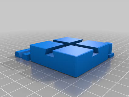 intersecting fidget toy aplmik24 3d print model - Mito3D