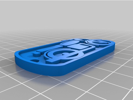 cafe racer keychain buckry 3d print model - Mito3D